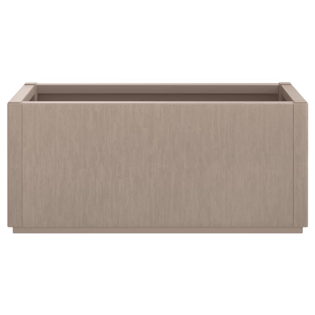 vidaXL Pflanzkübel Hellbraun 80x36x35 cm PP