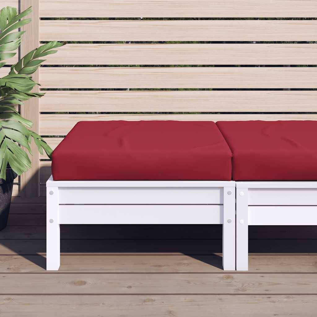 vidaXL Palettenkissen Weinrot 60x60x9,5 cm Oxford-Gewebe