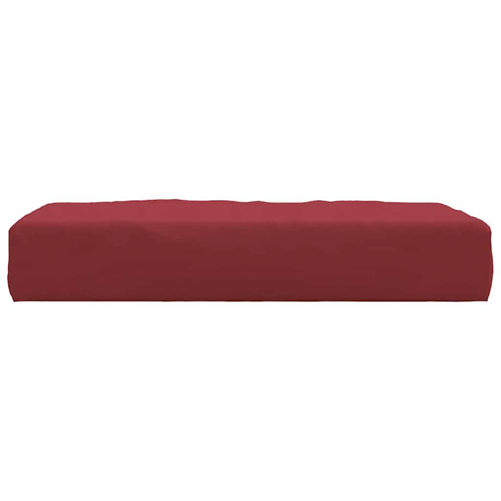 vidaXL Palettenkissen Weinrot 60x60x9,5 cm Oxford-Gewebe
