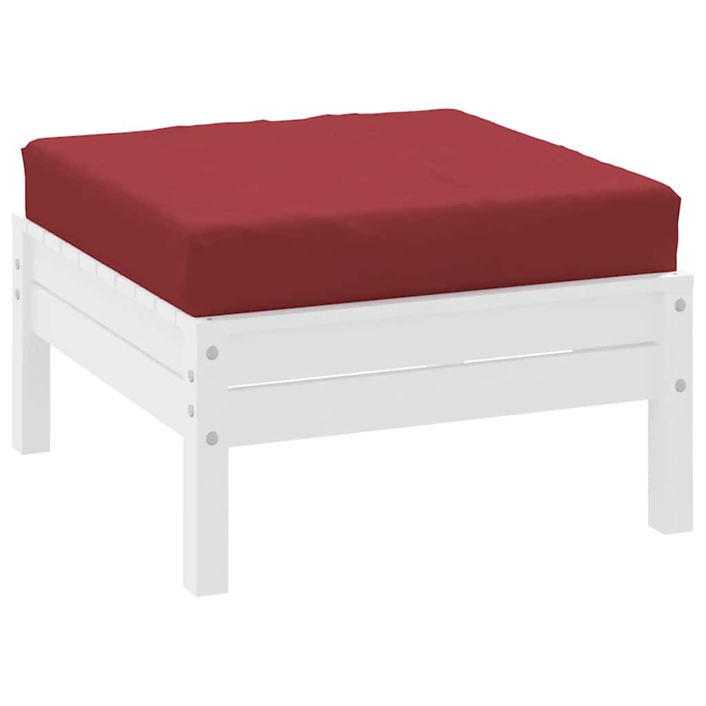 vidaXL Palettenkissen Weinrot 60x60x9,5 cm Oxford-Gewebe