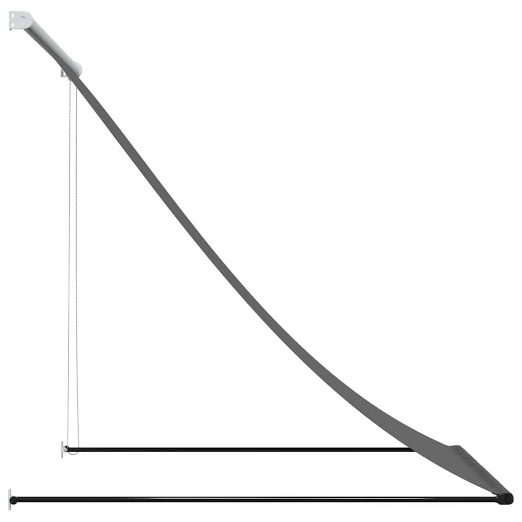 vidaXL Markise Einziehbar Anthrazit 100x150 cm Stoff und Stahl