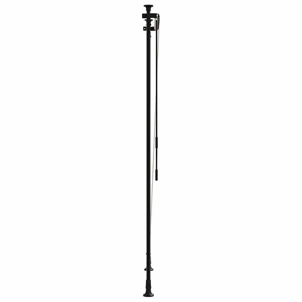 vidaXL Außenrollo Gelb und Weiß 100x270 cm Stoff und Stahl