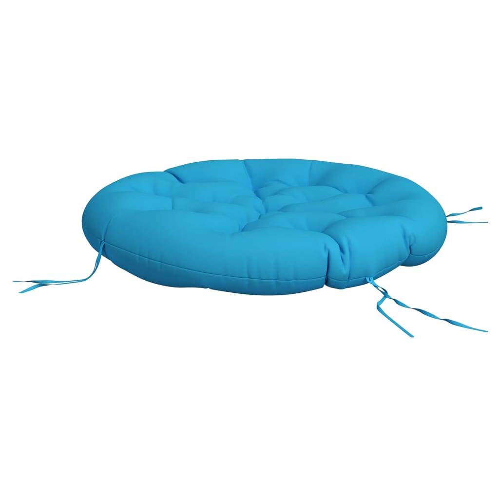 vidaXL Kissen Rund Hellblau Ø 100x11 cm Oxford-Gewebe