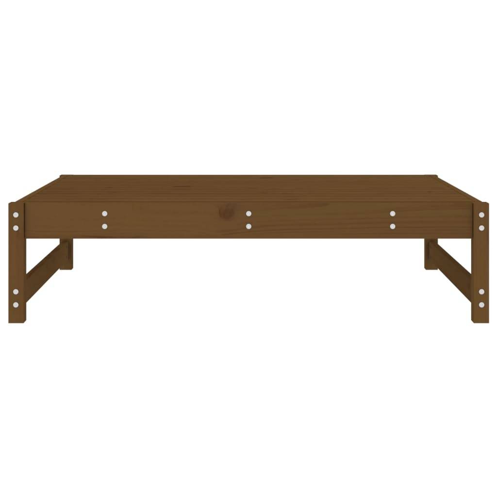 vidaXL Gartenhocker Honigbraun 120x80 cm Massivholz Kiefer