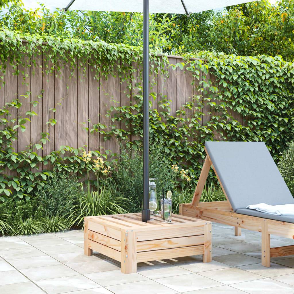 vidaXL Verkleidung für Sonnenschirmständer Massivholz Kiefer