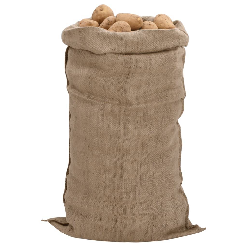 vidaXL Jutesäcke 30 Stk. 65x135 cm 100% Jute 340 g/m²