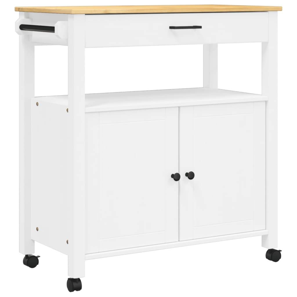 vidaXL Küchenwagen MONZA 84x40x90 cm Massivholz Kiefer