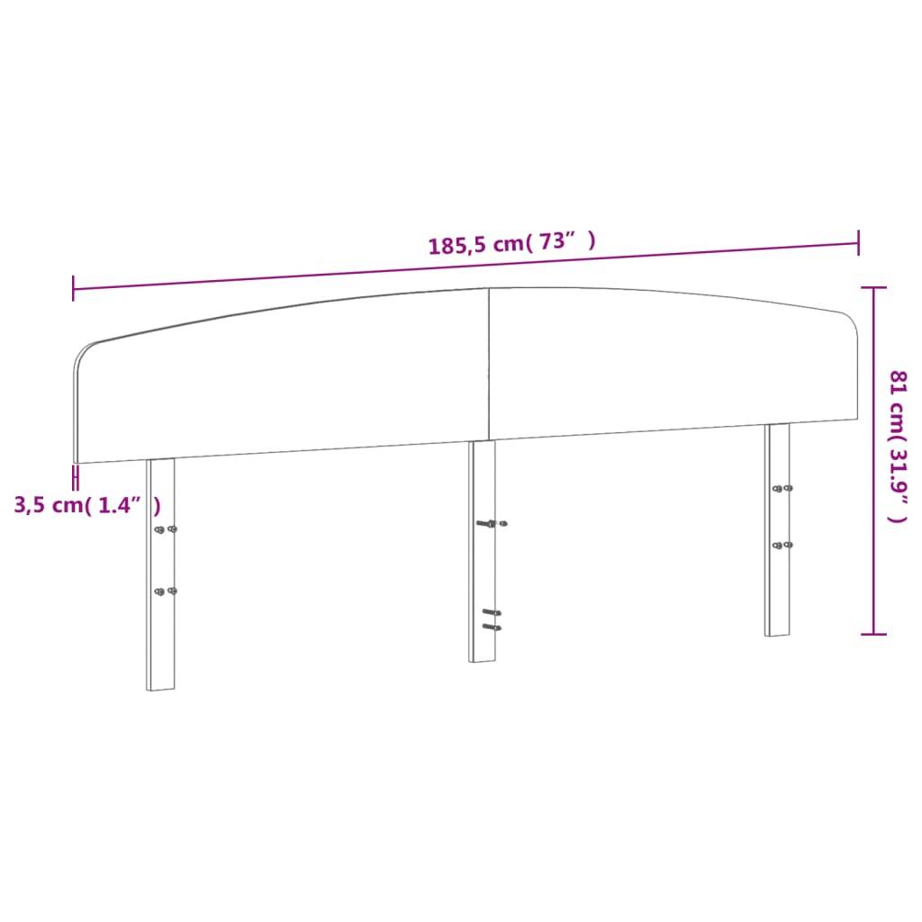 vidaXL Kopfteil 180 cm Massivholz Kiefer