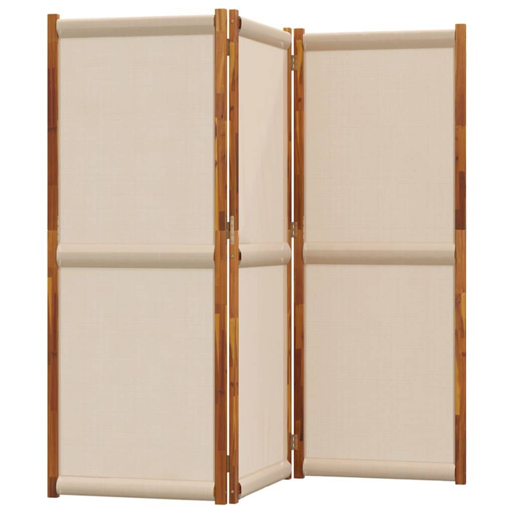 vidaXL 3-tlg. Paravent Taupe 210x180 cm