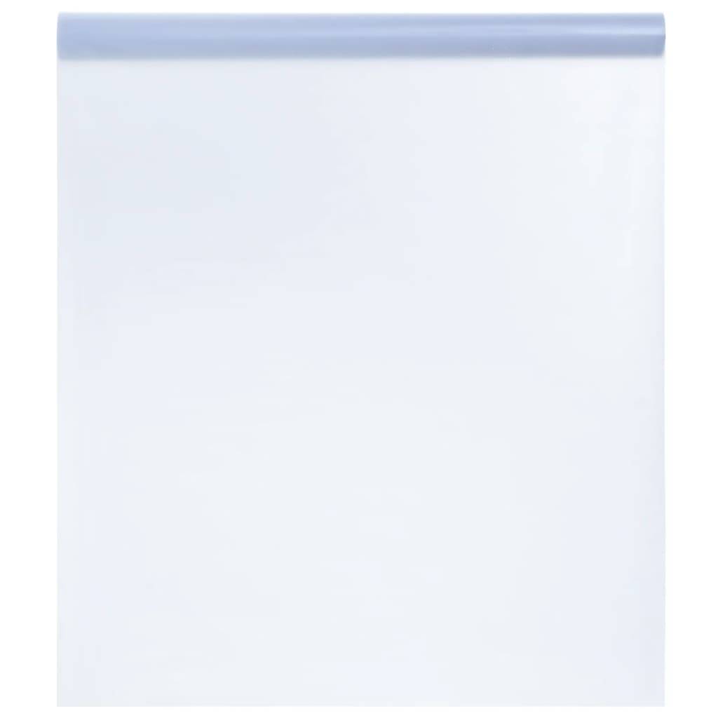 vidaXL Fensterfolie Statisch Matt Grau 60x2000 cm PVC