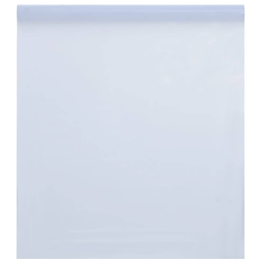 vidaXL Fensterfolien 3 Stk. Statisch Matt Transparent Weiß PVC