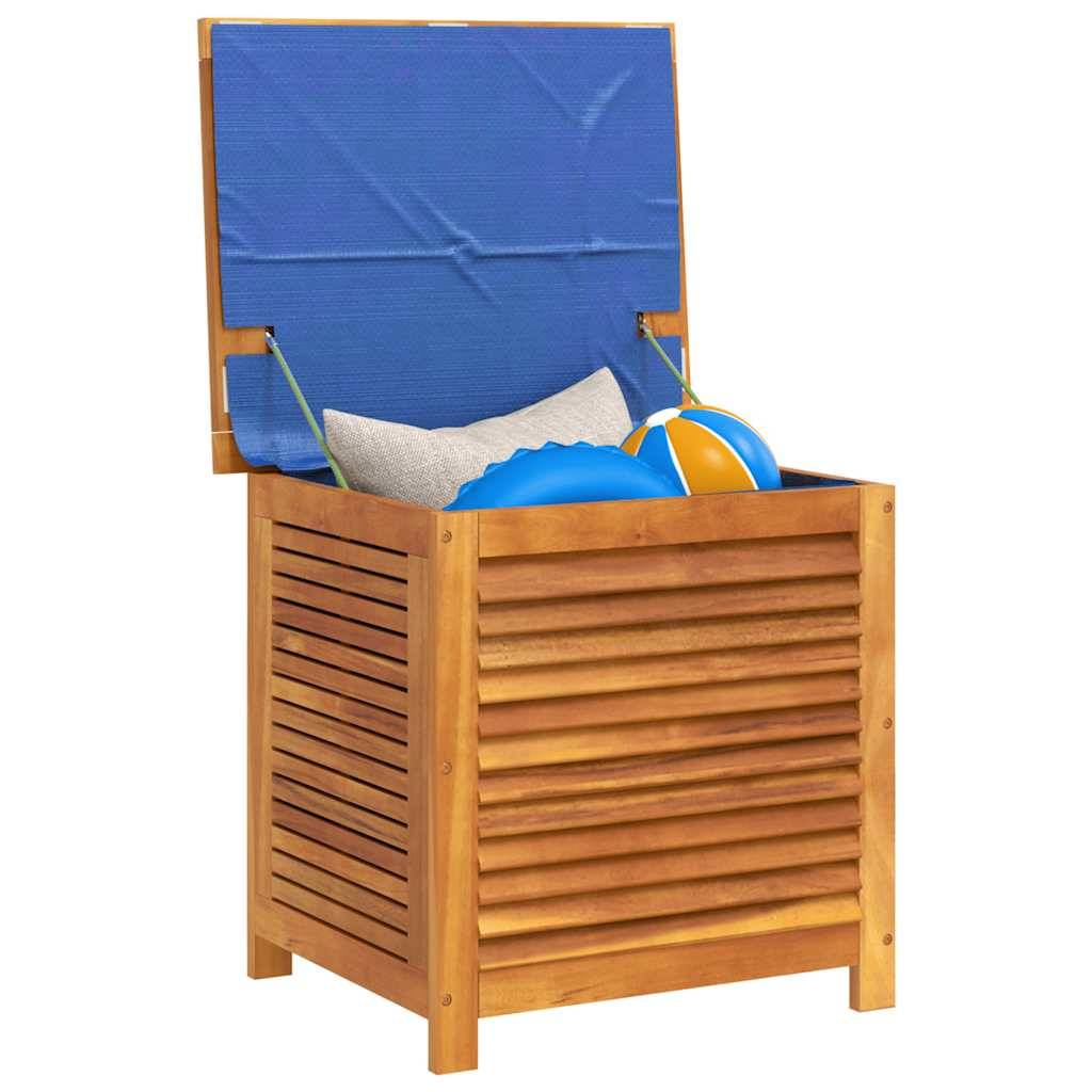 vidaXL Gartenbox mit Lüftungsschlitzen 60x50x56 cm Massivholz Akazie