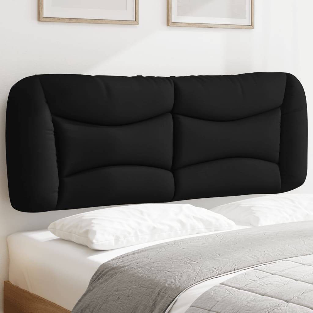 vidaXL Kopfteil-Kissen "Hvar" Schwarz 140 cm Stoff