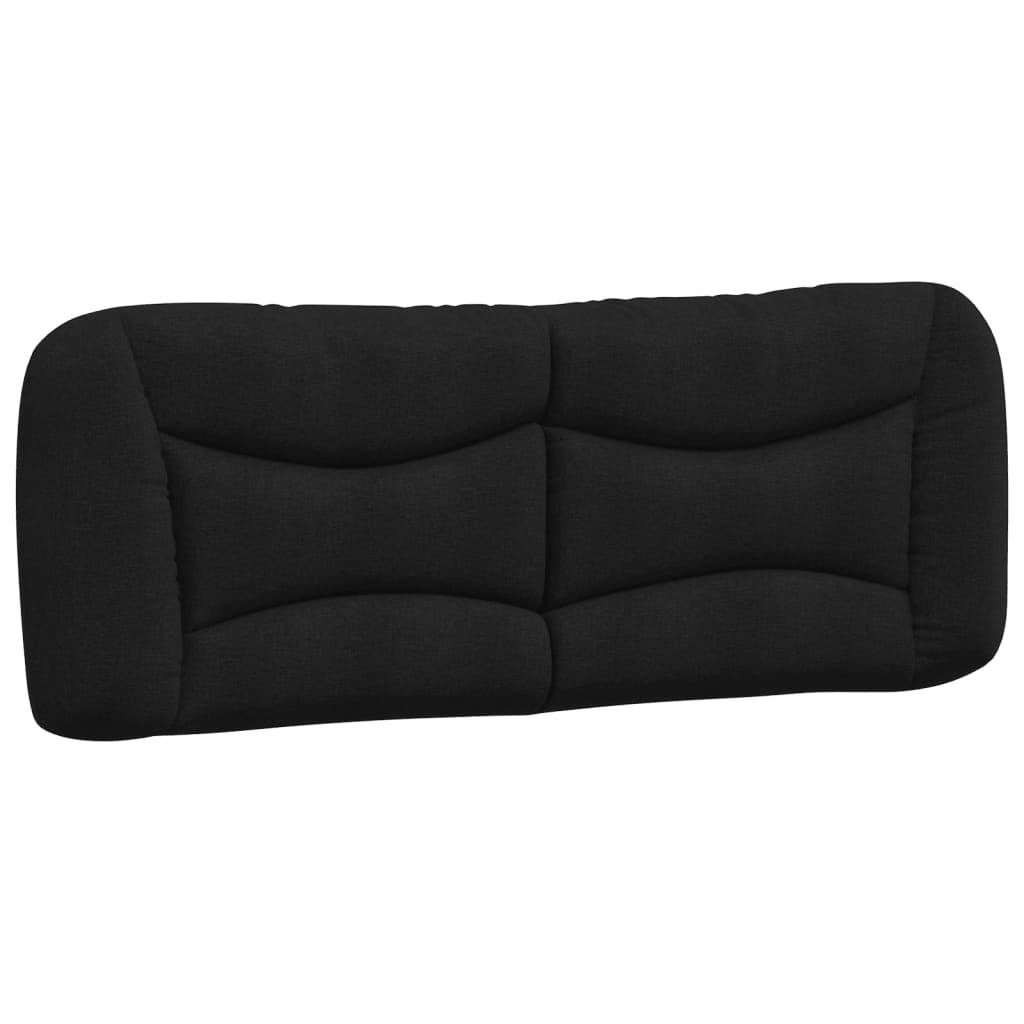 vidaXL Kopfteil-Kissen "Hvar" Schwarz 140 cm Stoff