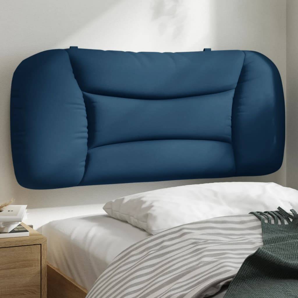 vidaXL Kopfteil-Kissen "Hvar" Blau 80 cm Stoff