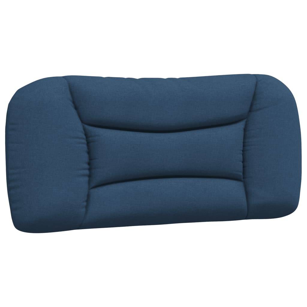 vidaXL Kopfteil-Kissen "Hvar" Blau 80 cm Stoff