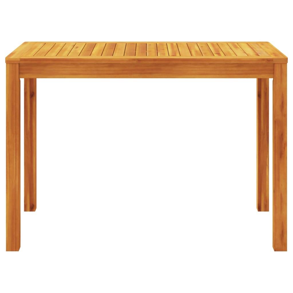 vidaXL Garten-Esstisch 110x55x75 cm Massivholz Akazie