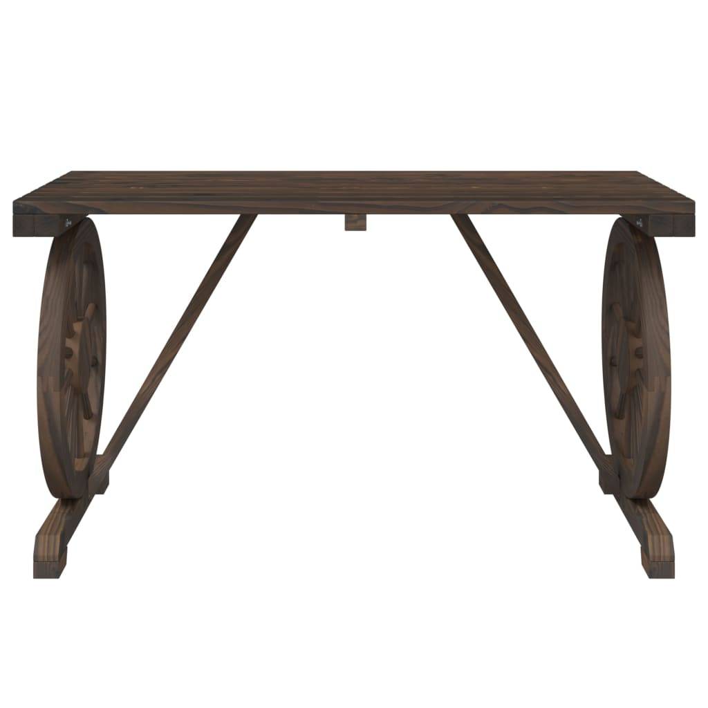vidaXL Gartentisch 115x55x65 cm Massivholz Tanne