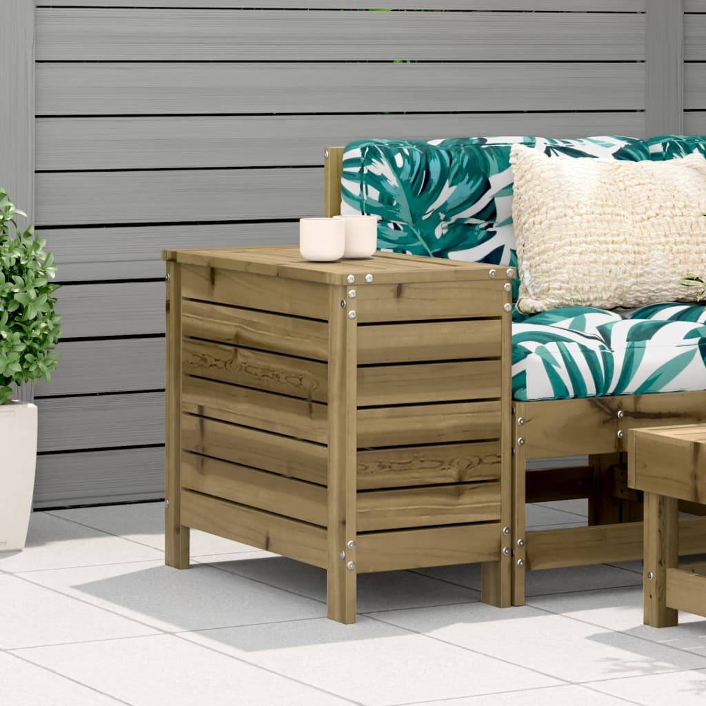 vidaXL Gartenhocker 62x31,5x52 cm Kiefernholz Imprägniert