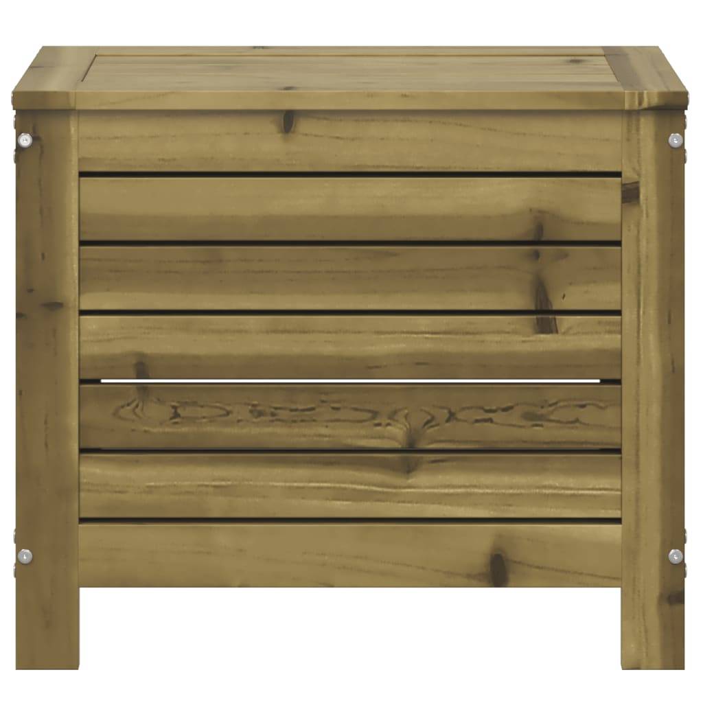 vidaXL Gartenhocker 62x31,5x52 cm Kiefernholz Imprägniert