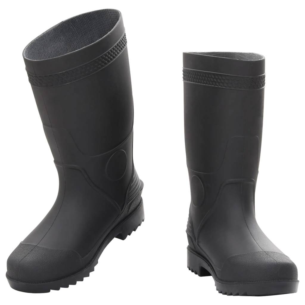 vidaXL Gummistiefel Schwarz Größe 39 PVC