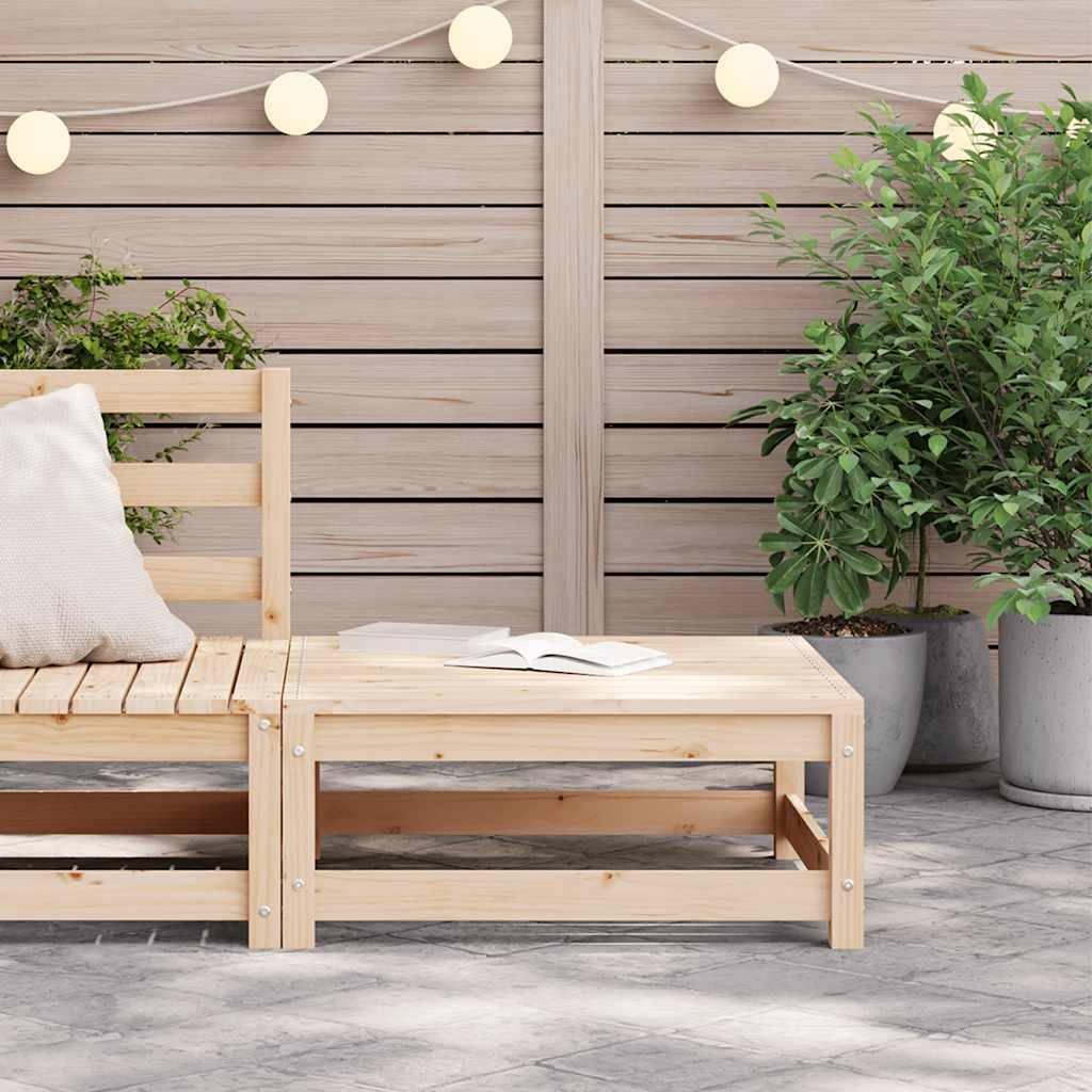 vidaXL Gartenhocker 70x70x30 cm Massivholz Kiefer