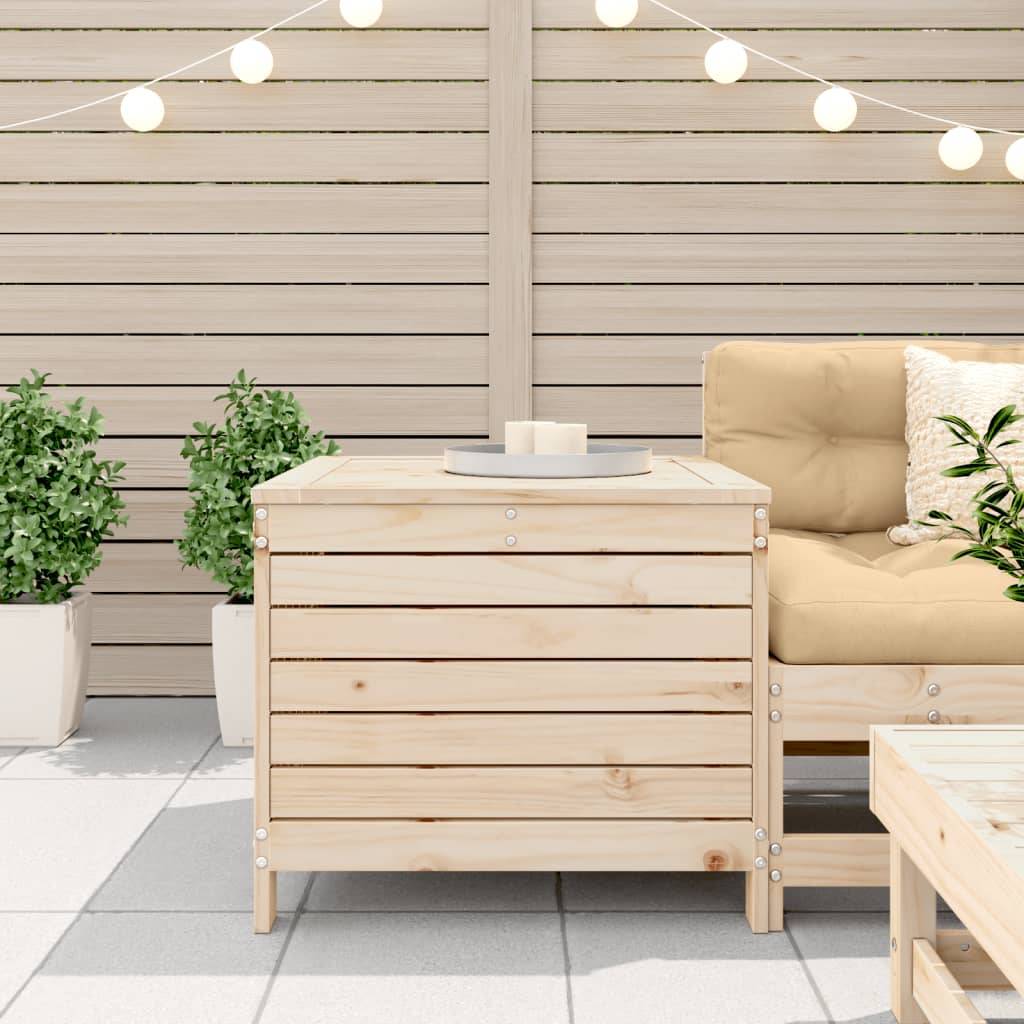 vidaXL Gartenhocker 62x63,5x53,5 cm Massivholz Kiefer