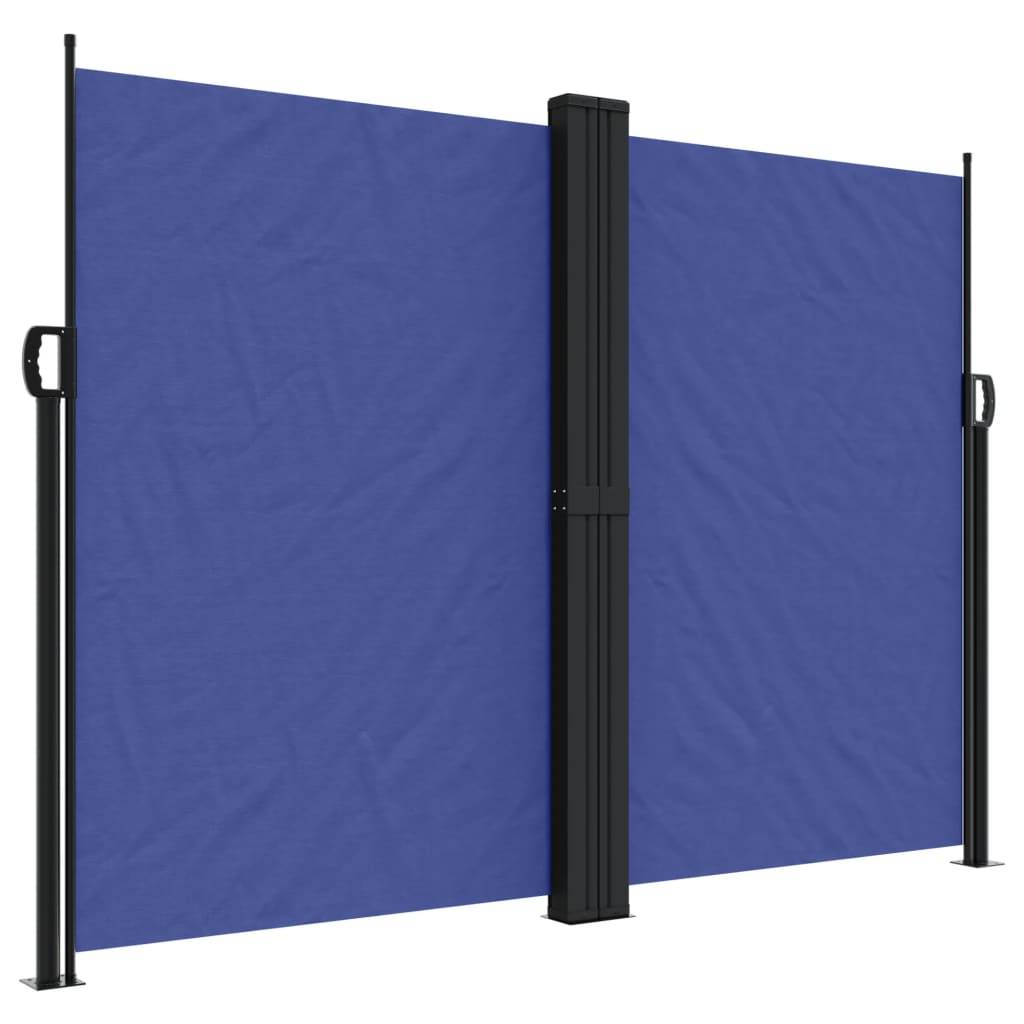 vidaXL Seitenmarkise Ausziehbar Blau 180x600 cm