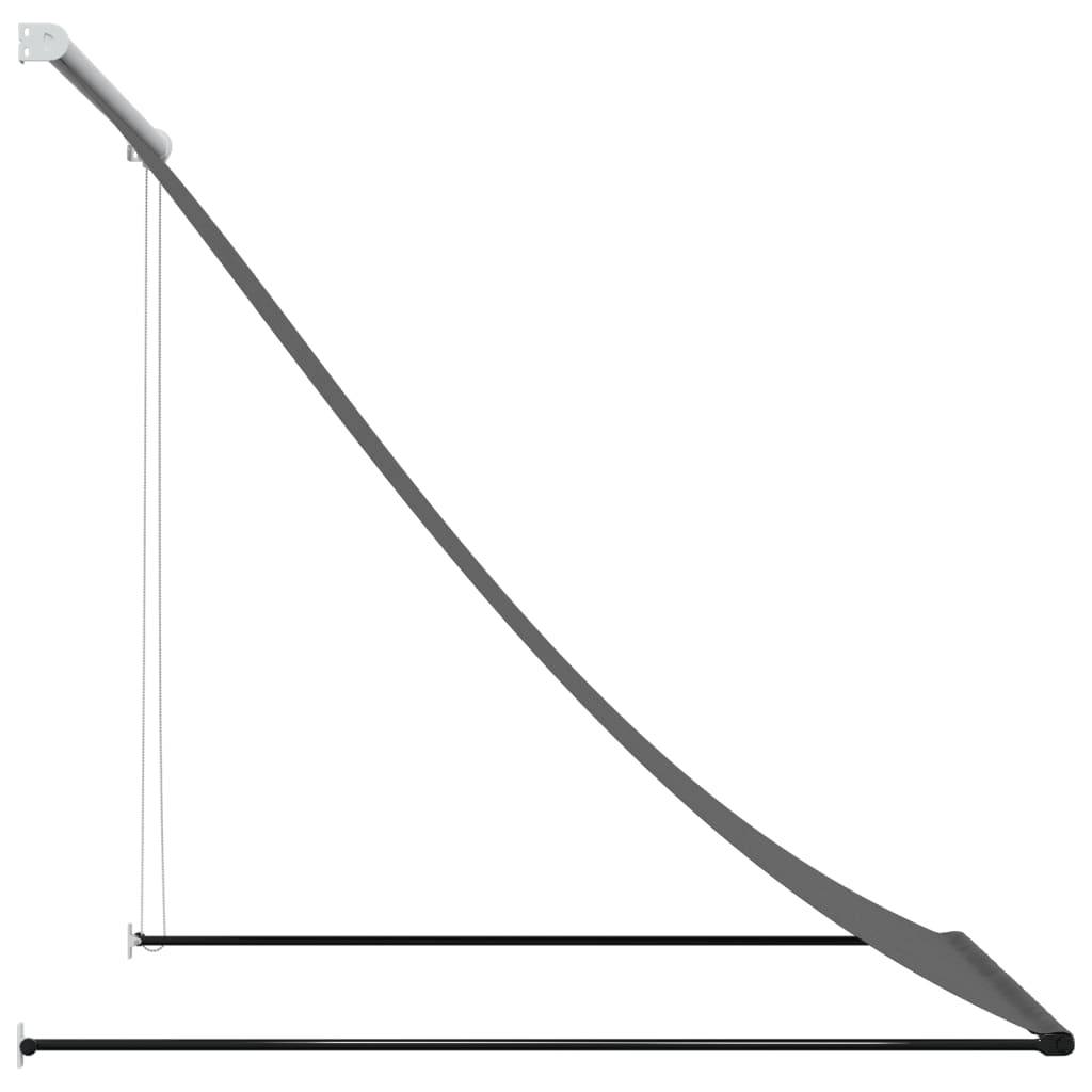 vidaXL Markise Einziehbar Anthrazit 150x150 cm Stoff und Stahl
