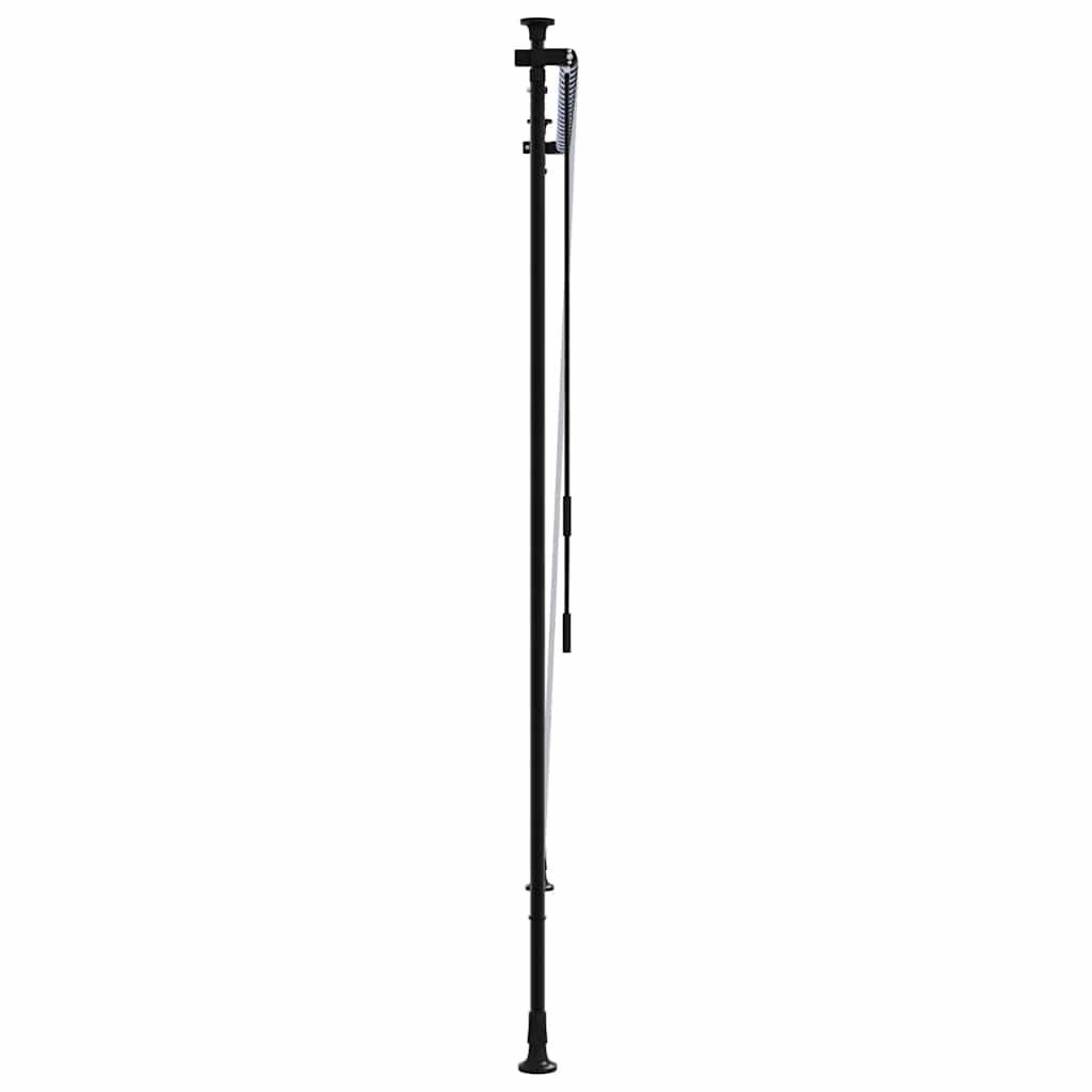 vidaXL Außenrollo Blau und Weiß 150x270 cm Stoff und Stahl