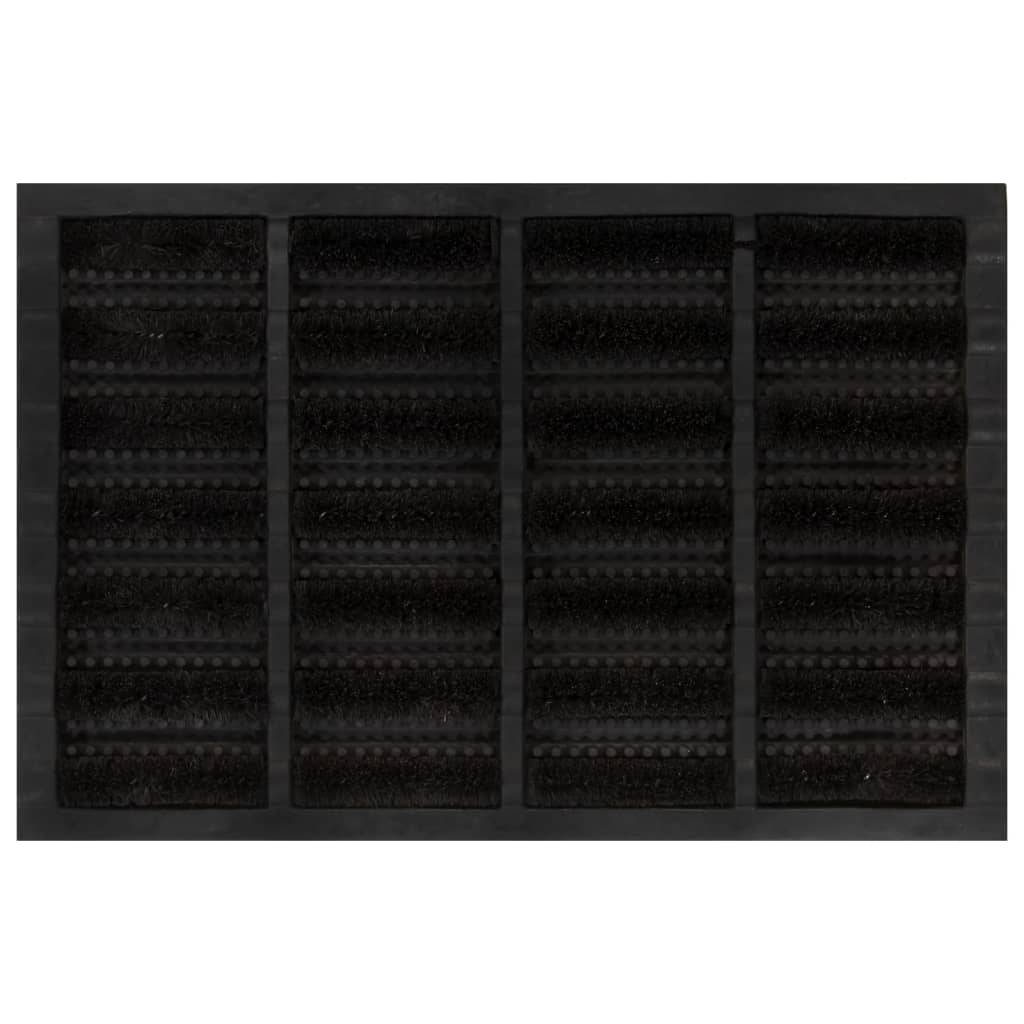 vidaXL Fußmatte Rechteckig 40x60 cm Gummi und Kokosfaser