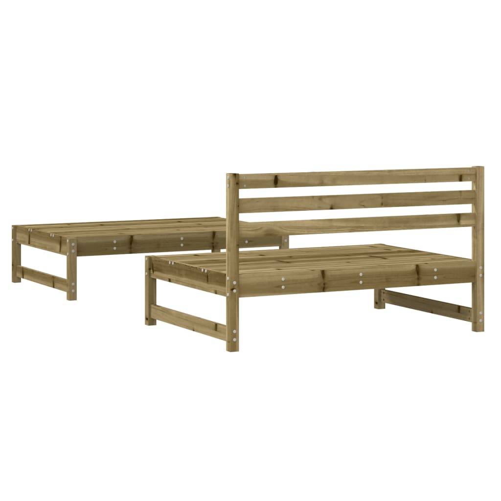 vidaXL 2-tlg. Garten-Lounge-Set Kiefernholz Imprägniert