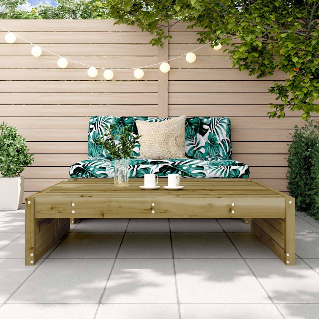 vidaXL Gartenhocker 120x80 cm Kiefernholz Imprägniert
