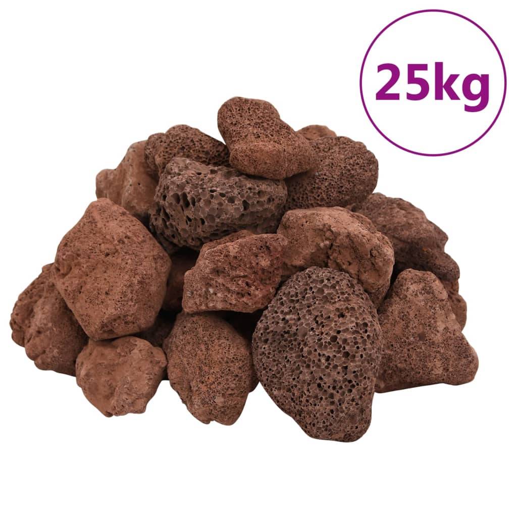 vidaXL Lavagranulat 25 kg Rot 5-8 cm