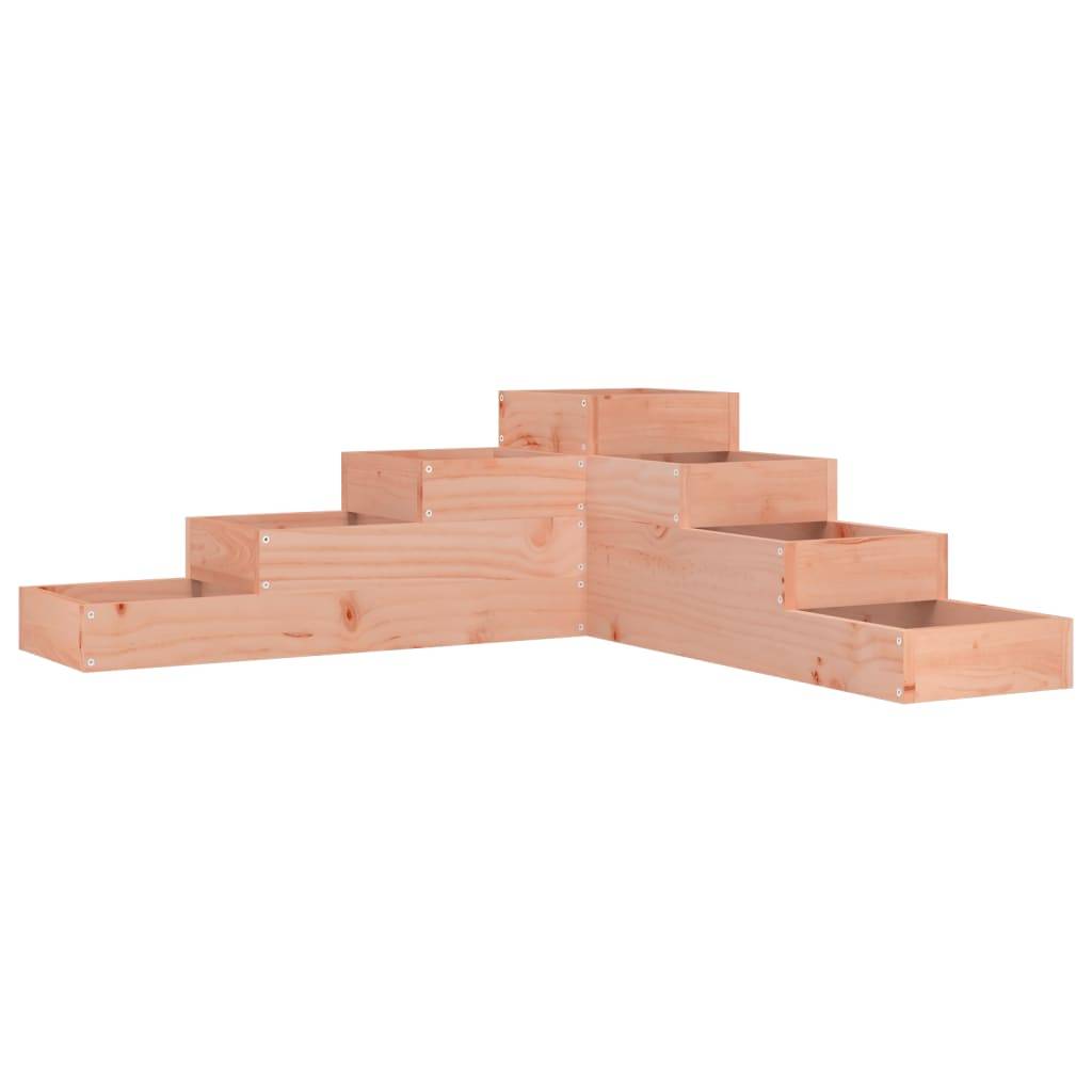 vidaXL Pflanzentreppe 4 Stufen 106x104,5x36 cm Massivholz Douglasie