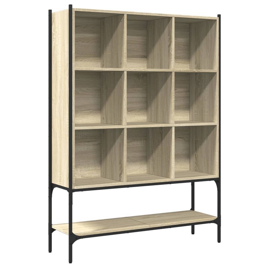 vidaXL Bücherregal Sonoma-Eiche 102x30x141,5 cm Holzwerkstoff