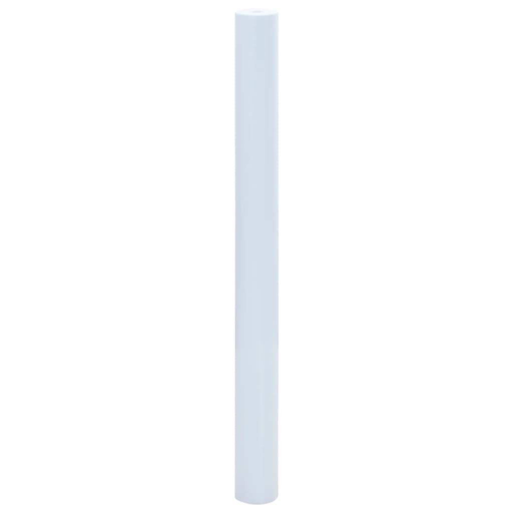 vidaXL Fensterfolie Statisch Matt Transparent Weiß 90x500 cm PVC
