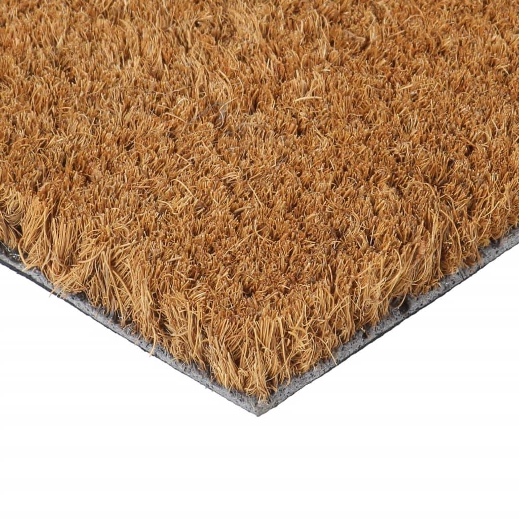 vidaXL Fußmatte Natur 40x60 cm Kokosfaser Getuftet