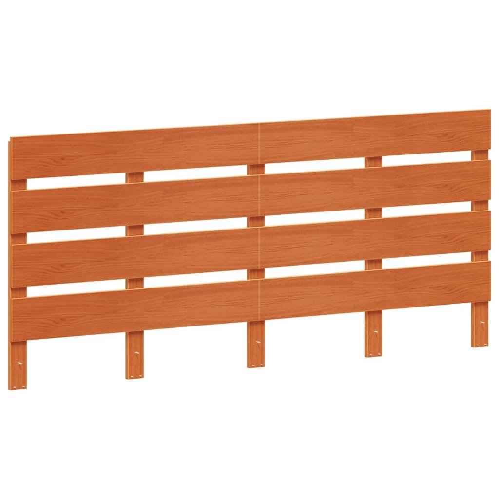 vidaXL Kopfteil Wachsbraun 180 cm Massivholz Kiefer