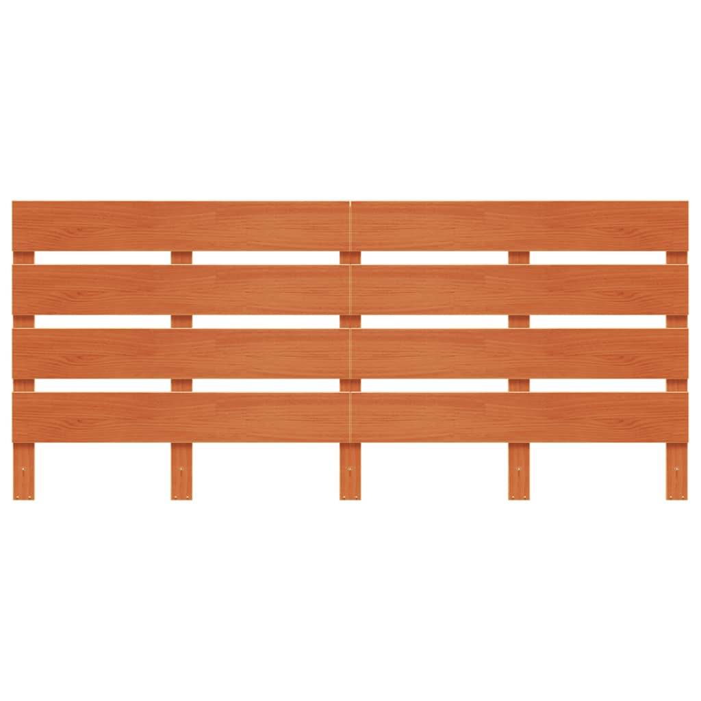 vidaXL Kopfteil Wachsbraun 180 cm Massivholz Kiefer