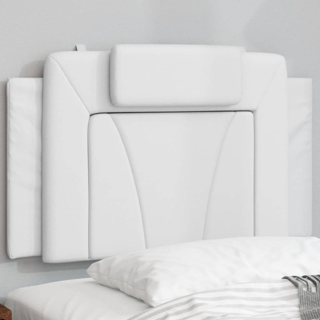vidaXL Kopfteil-Kissen "Viana" Weiß 80 cm Kunstleder