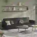 vidaXL Schlafsofa 2-Sitzer Schwarz Kunstleder vidaXL Schlafsofa 2-Sitzer Schwarz Kunstleder
