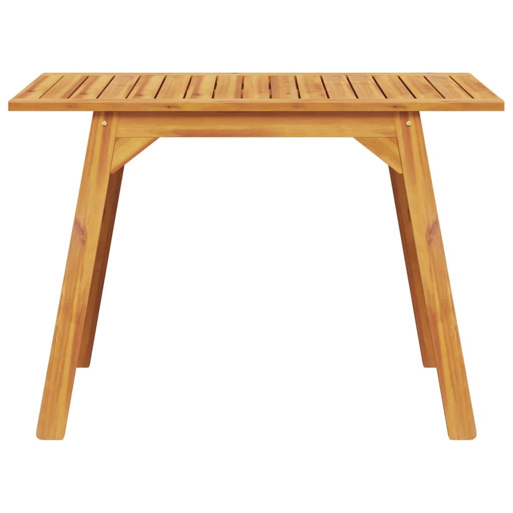 vidaXL Garten-Esstisch 110x56x75 cm Massivholz Akazie