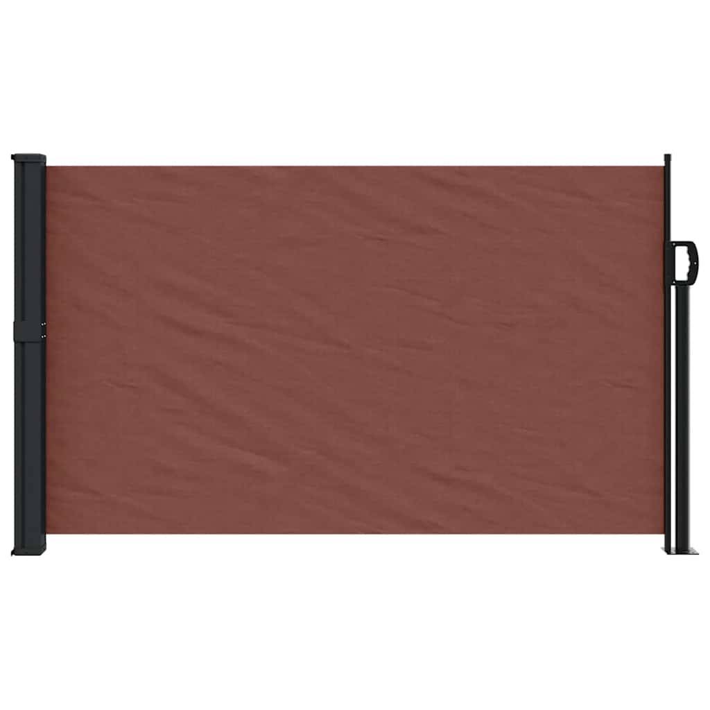 vidaXL Seitenmarkise Ausziehbar Braun 117x300 cm