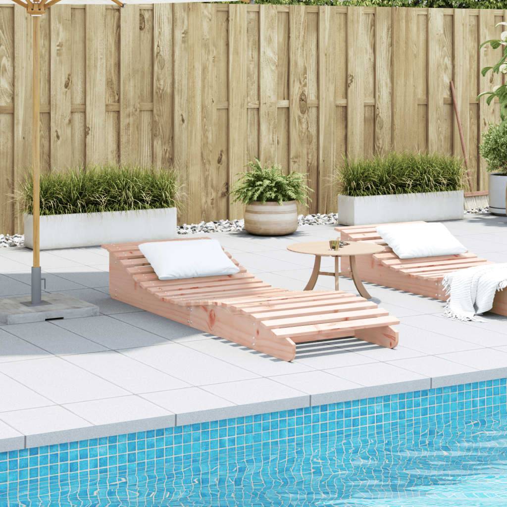 vidaXL Sonnenliege 205x60x31,5 cm Massivholz Douglasie