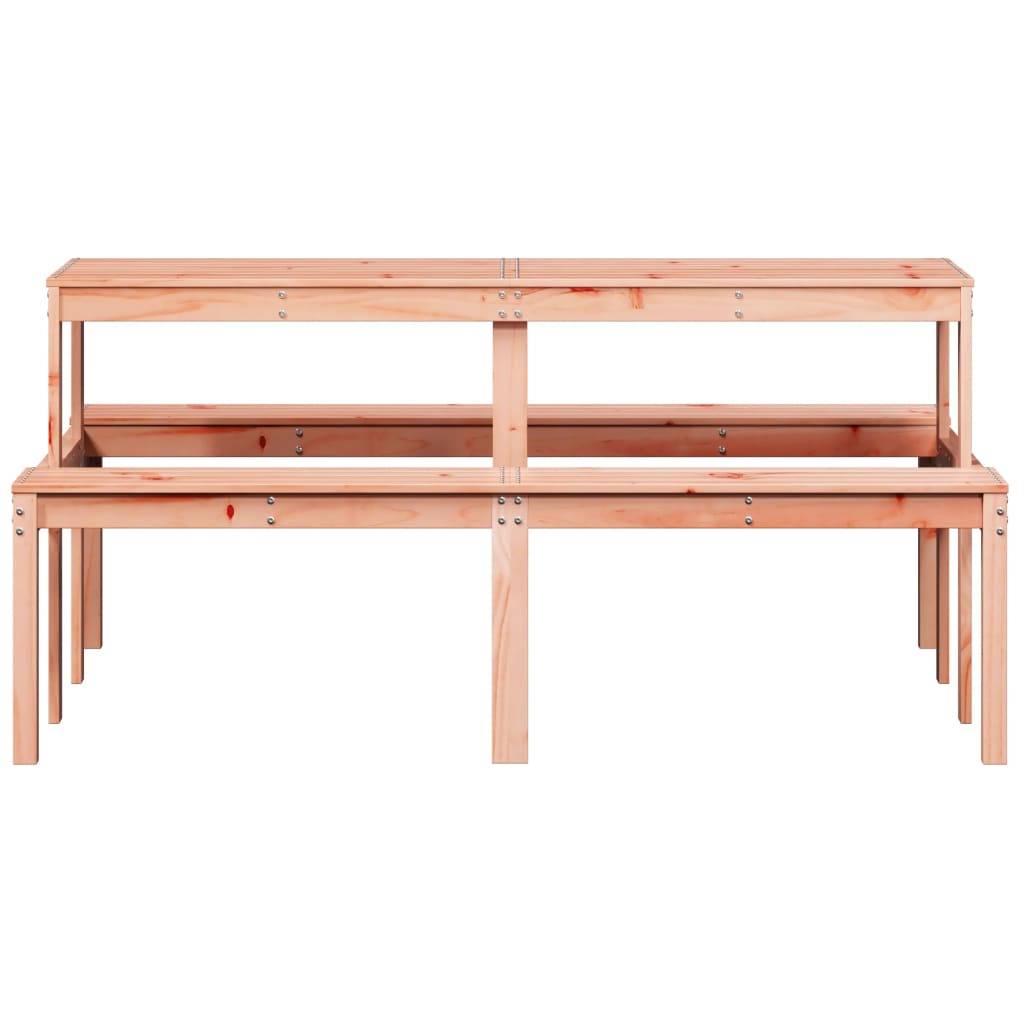 vidaXL Picknicktisch 160x134x75 cm Massivholz Douglasie