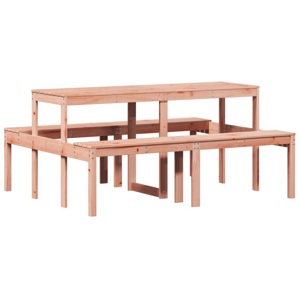 vidaXL Picknicktisch 160x134x75 cm Massivholz Douglasie