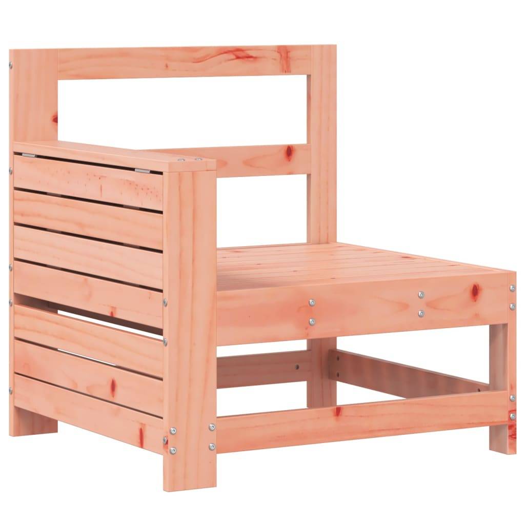 vidaXL Gartensofa mit Armlehne und Beistelltisch Massivholz Douglasie