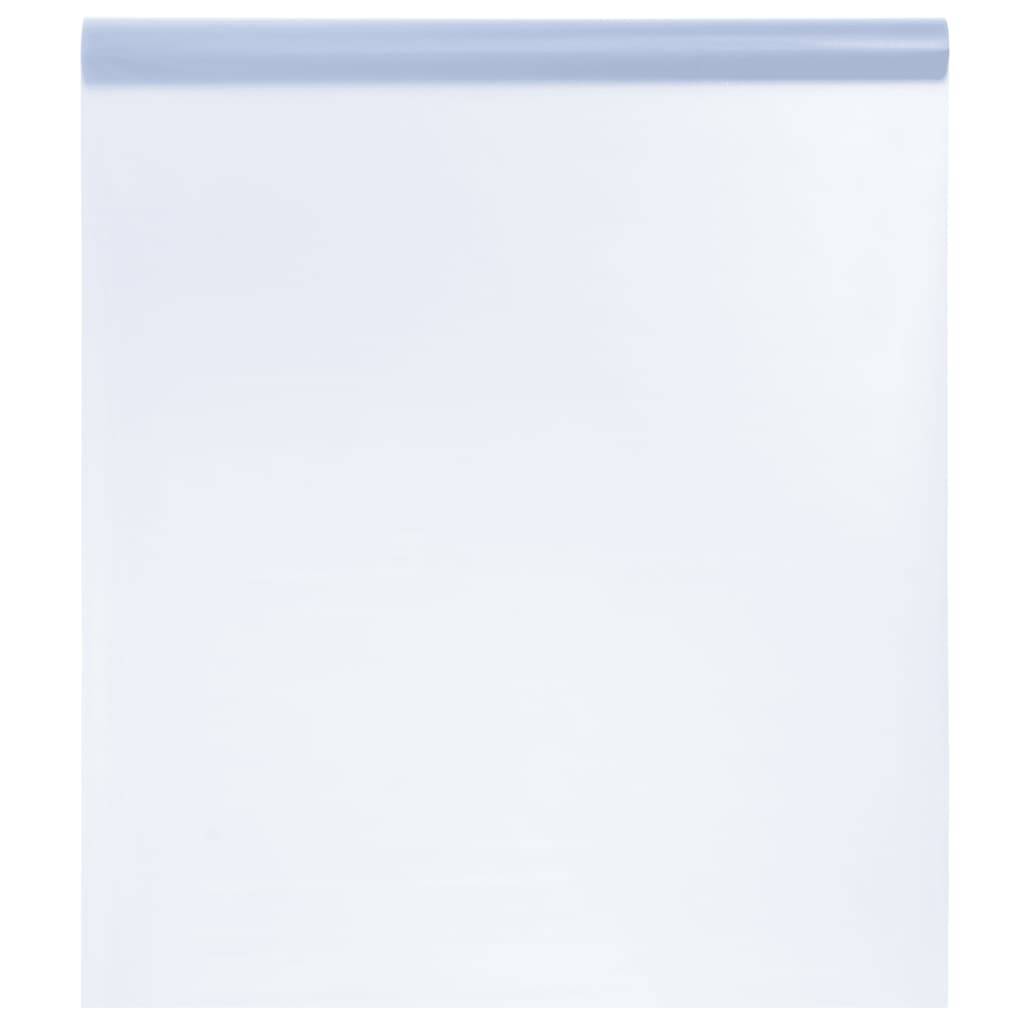 vidaXL Fensterfolie Statisch Matt Grau 60x1000 cm PVC
