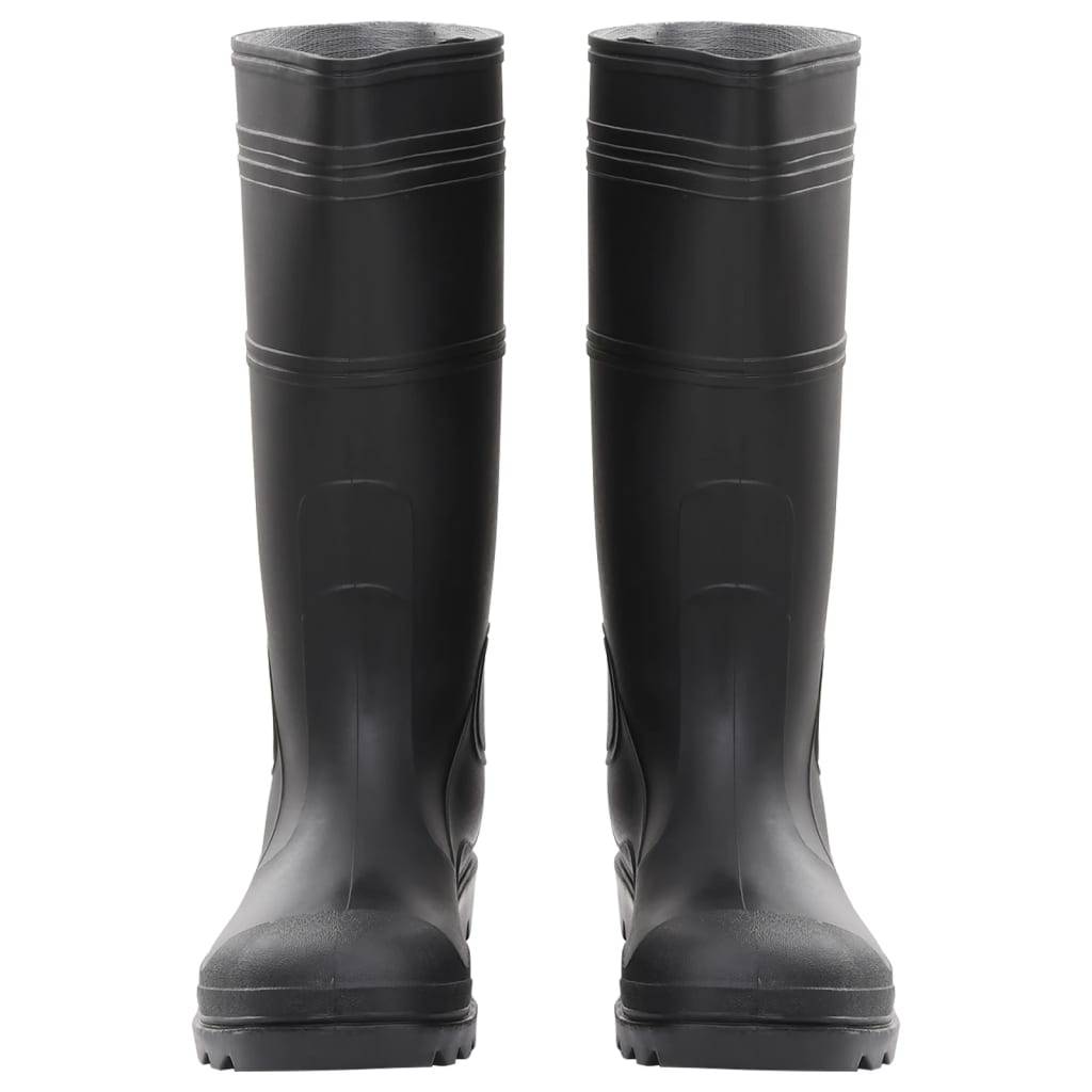 vidaXL Gummistiefel Schwarz Größe 45 PVC